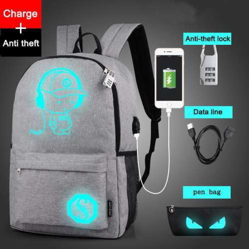 Men Student Rucksack Notebook Laptop Backpack Hiking Travel School Shoulder Bags for best Festival Sale